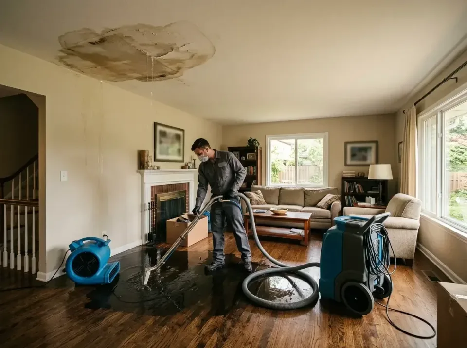 attic-pipe-burst-ceiling-drip-008 — frequently asked questions, Water Damage Restoration & Carpet Care in Whitewater, WI